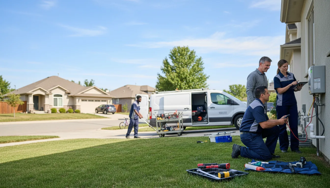 Tankless water heater service in Shevlin, MN